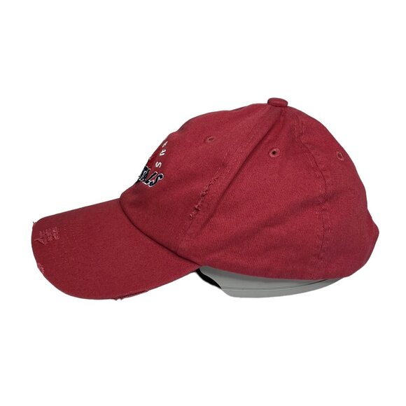 District Columbus Capitals Armature Hockey Baseball Hat Red Distressed Size OS - Picture 6 of 10